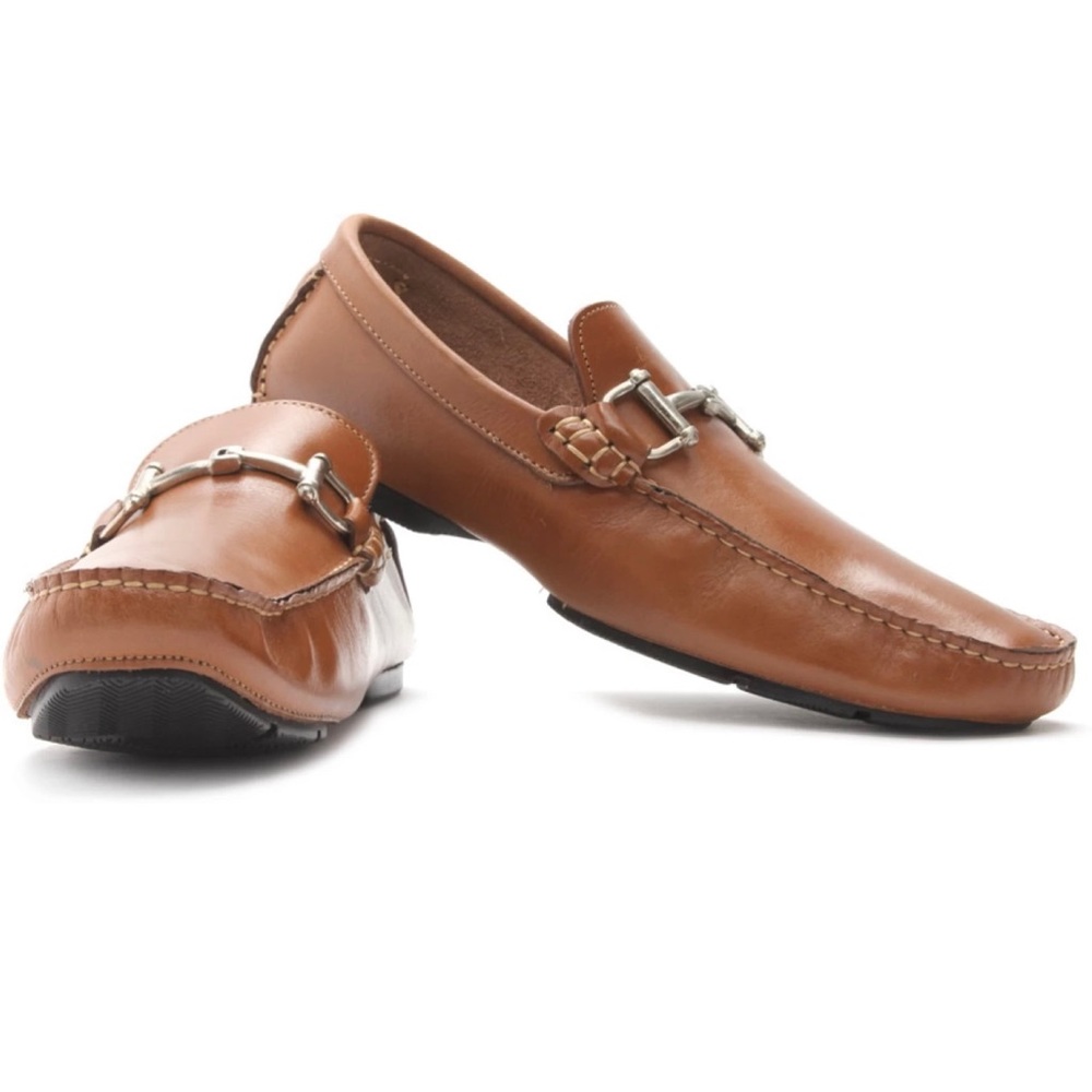Steve Madden Banker driving Moc cognac 9D